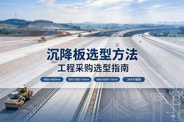 柳河沉降板选择方法