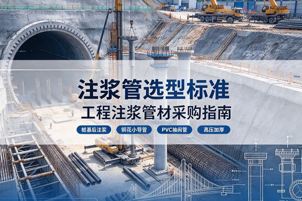 柳河注浆管选型标准