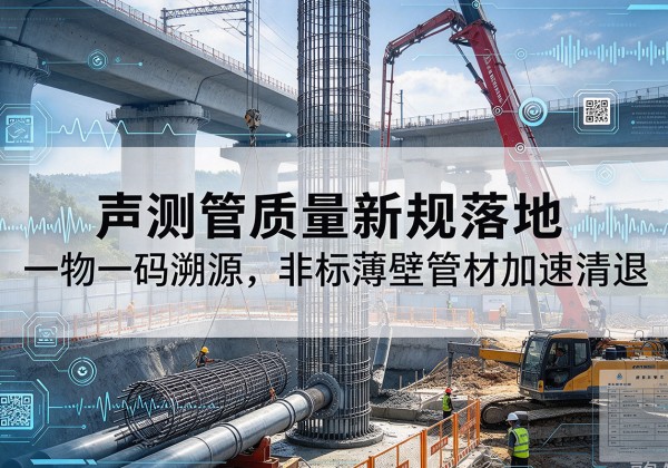 柳河声测管质量新规落地，一物一码溯源，非标薄壁管材加速清退